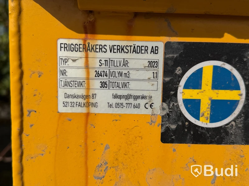 Sandspridare, Falköping S-11, L30-fäste, 2023
