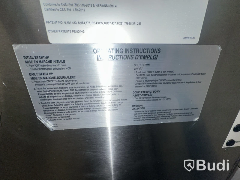Transportörugn Middleby Marshall PS840E, 380 V, 3-fas