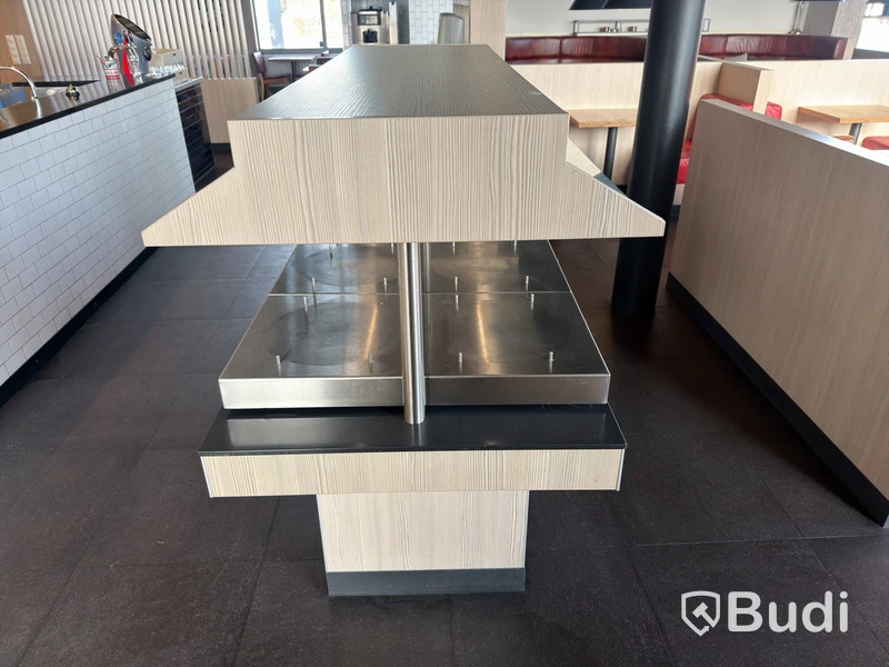 Värmehållning buffé, 159 cm bred