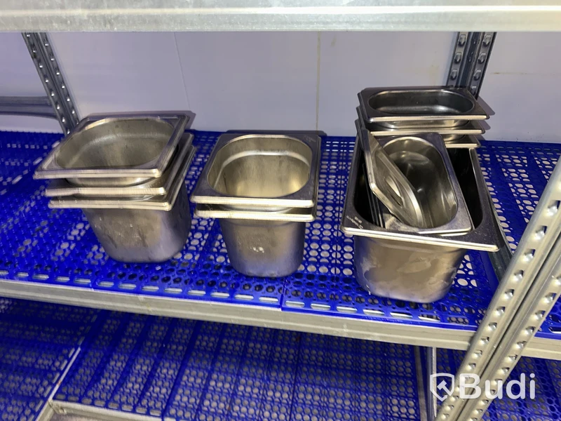Gastronormkärl, flera storlekar