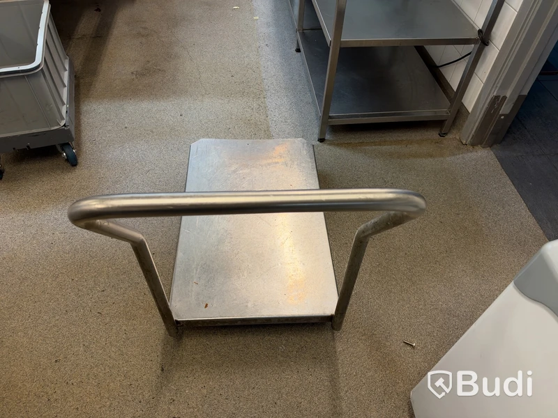 Rostfri vagn | 80x50 cm