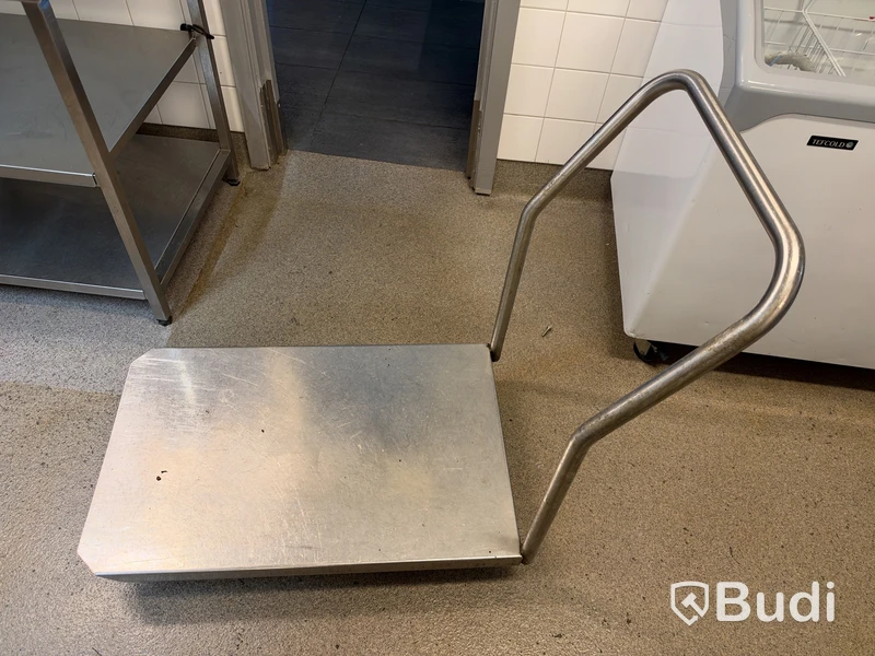 Rostfri vagn | 80x50 cm