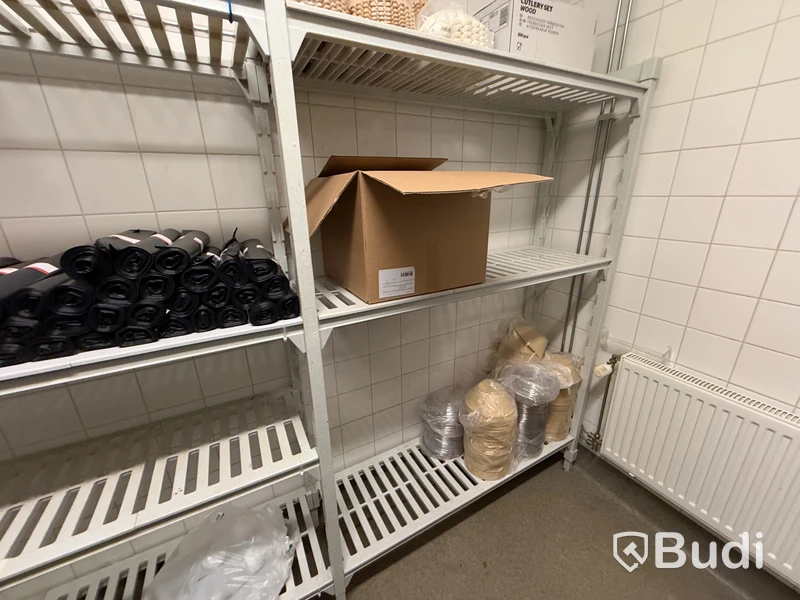 Fristående hyllsystem för kylrum