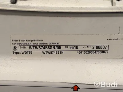 Tvättmaskin Electrolux och torktumlare Bosch