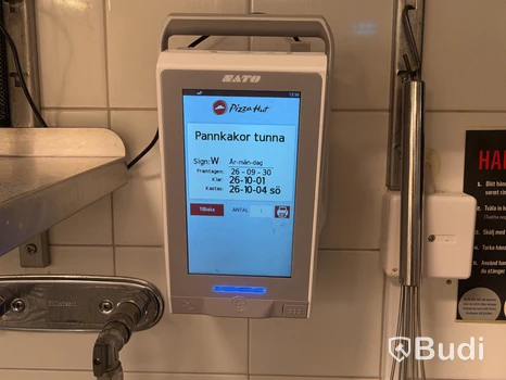 Etikettskrivare Sato FX3-LX med pekskärm