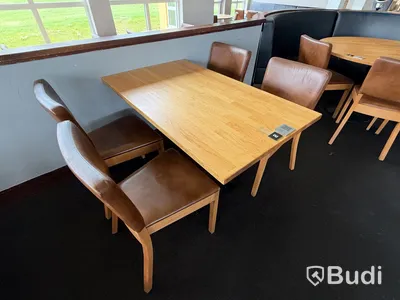 Komplett möbelinredning | 86 stolar & 32 bord