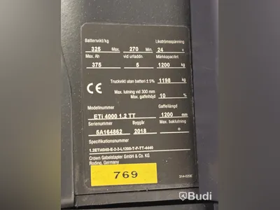 Walkie stacker Crown ETi4000 1.2