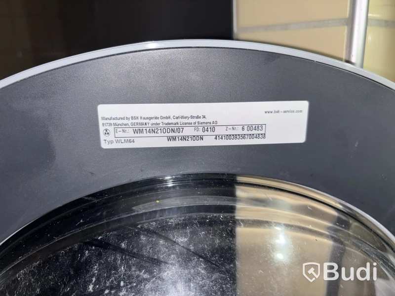 Tvättmaskin Siemens och torktumlare Bosch