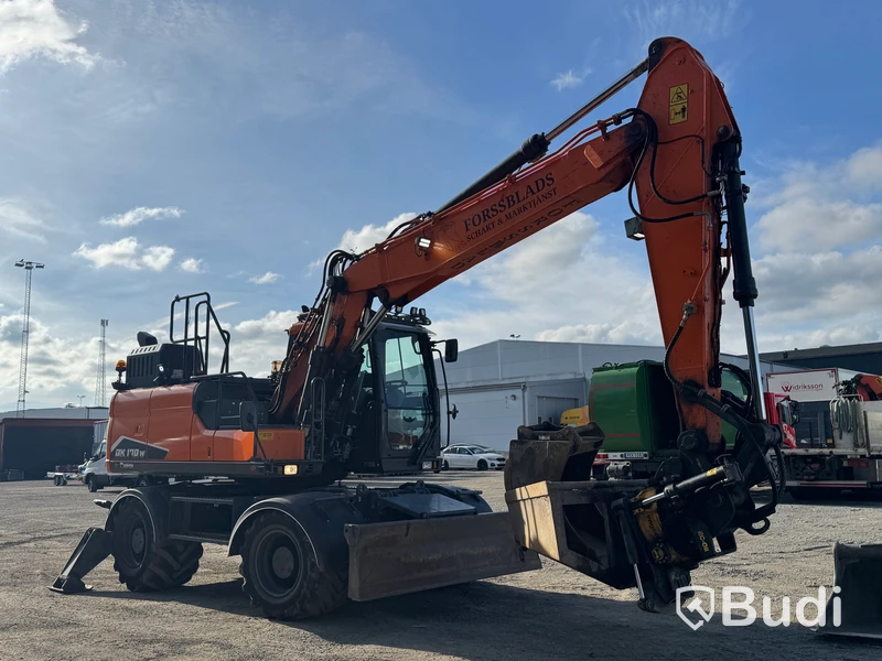 Hjulgrävare Doosan DX170W -2022 | Engcon