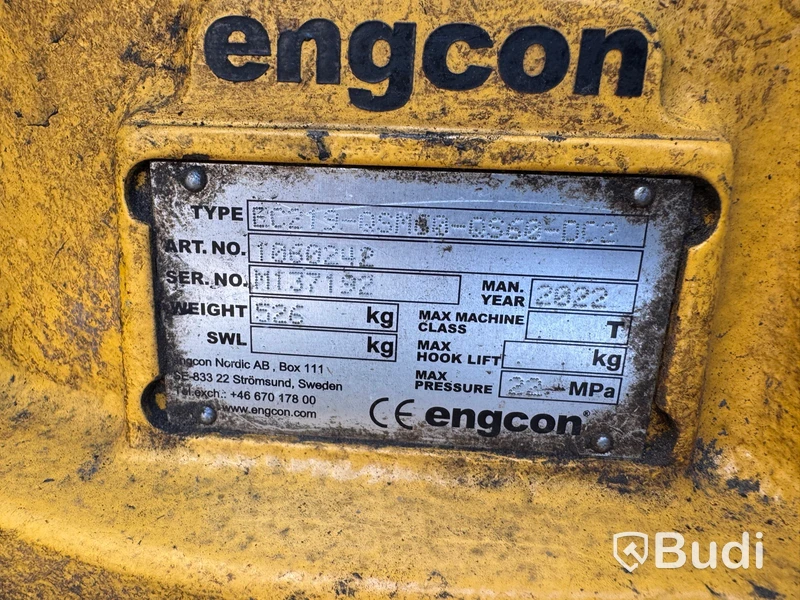 Hjulgrävare Doosan DX170W -2022 | Engcon