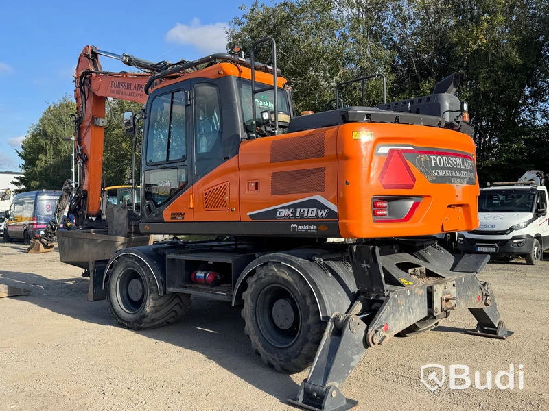 Hjulgrävare Doosan DX170W -2022 | Engcon