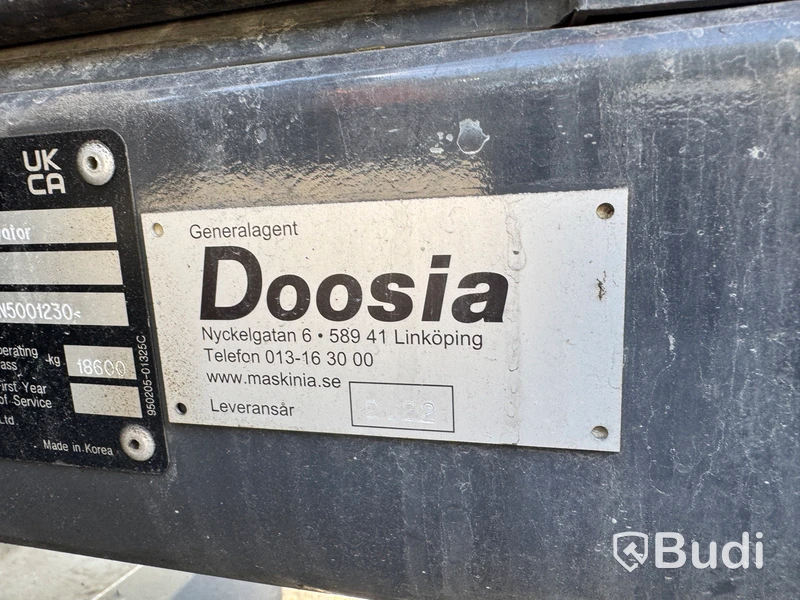 Hjulgrävare Doosan DX170W -2022 | Engcon