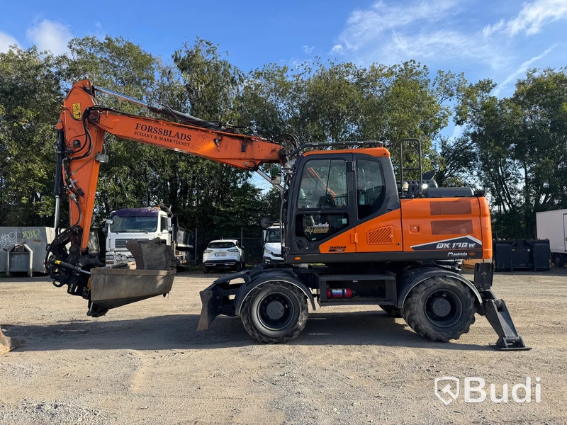 Hjulgrävare Doosan DX170W -2022 | Engcon