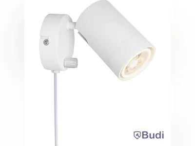 4 ST. VÄGGLAMPA SÖDERÖRA DIMBAR VÄGGLAMPA VIT