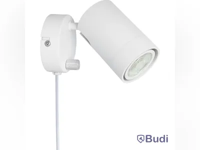4 ST. VÄGGLAMPA SÖDERÖRA DIMBAR VÄGGLAMPA VIT