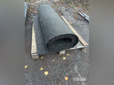 Rubber mat, approx. 8 m²
