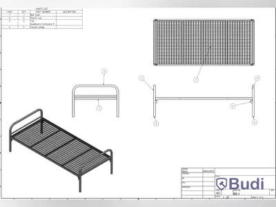 Metal beds, 20 pcs, suitable for care facilities, hostels, ski lodges, emergency accommodation, etc.