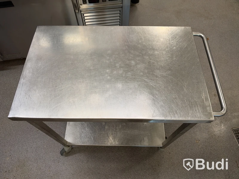 Rostfri vagn | 80x50 cm