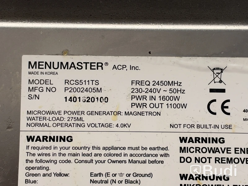Mikrovågsugn Menumaster RCS511TS