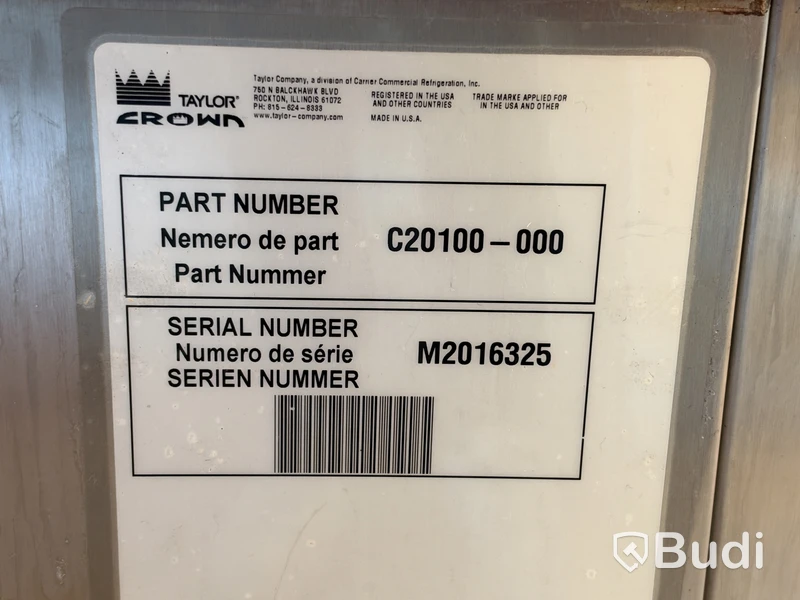 Mjukglassmaskin Taylor C708-58