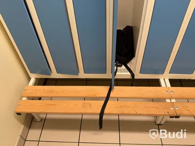 Produktma changing room locker with bench