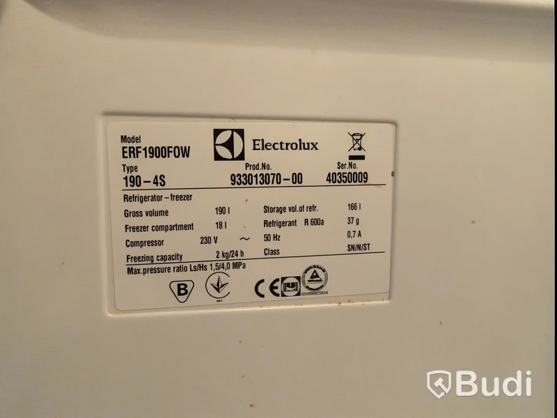 Kylskåp Electrolux ERF1900FOW, frysfack