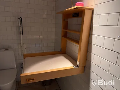Väggmonterat skötbord Robust, hopfällbart