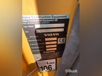 Hjullastare Volvo L120G, 2014