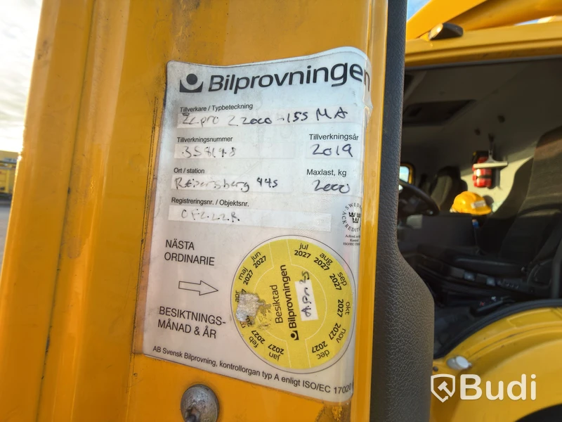 Distributionsbil Mercedes-Benz Atego 1523 -2019