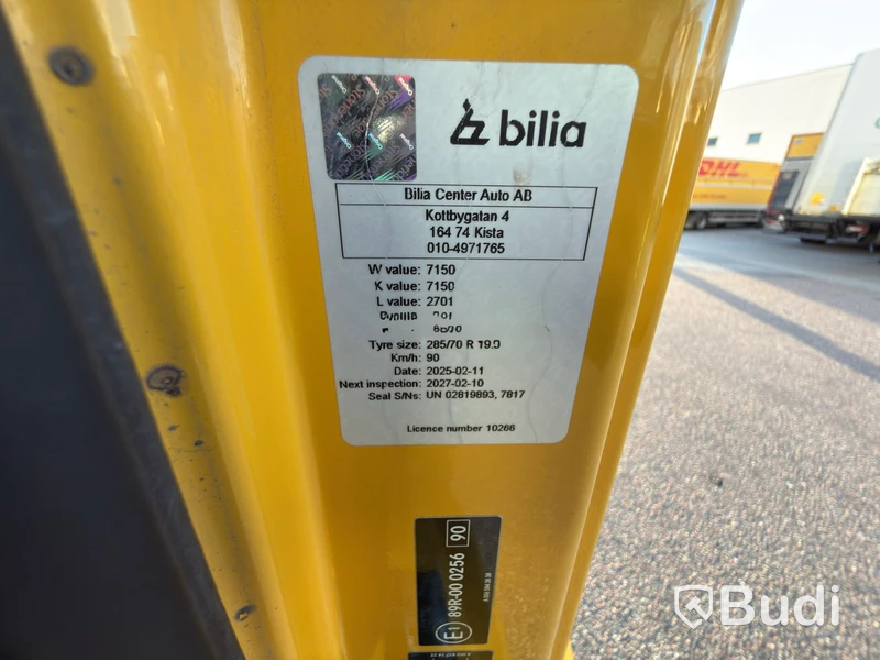 Distributionsbil Mercedes-Benz Atego 1523 -2019