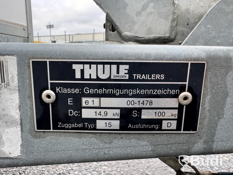 Skåpsläp Thule C4 Brenderup 7300B -2013