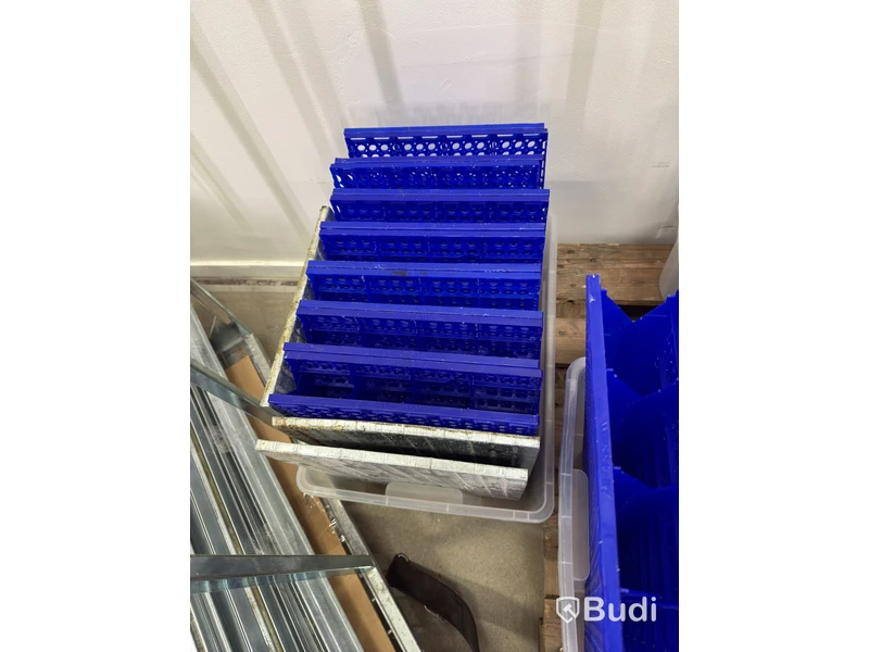 Cold-room shelving systems, various models and sizes