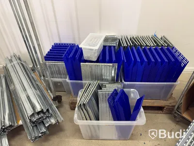 Cold-room shelving systems, various models and sizes
