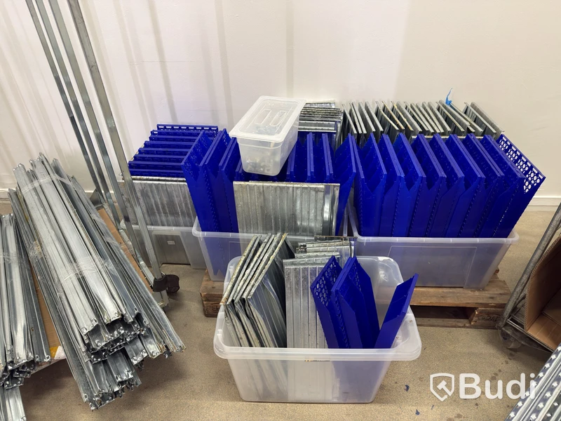 Cold-room shelving systems, various models and sizes