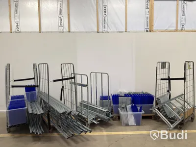 Cold-room shelving systems, various models and sizes