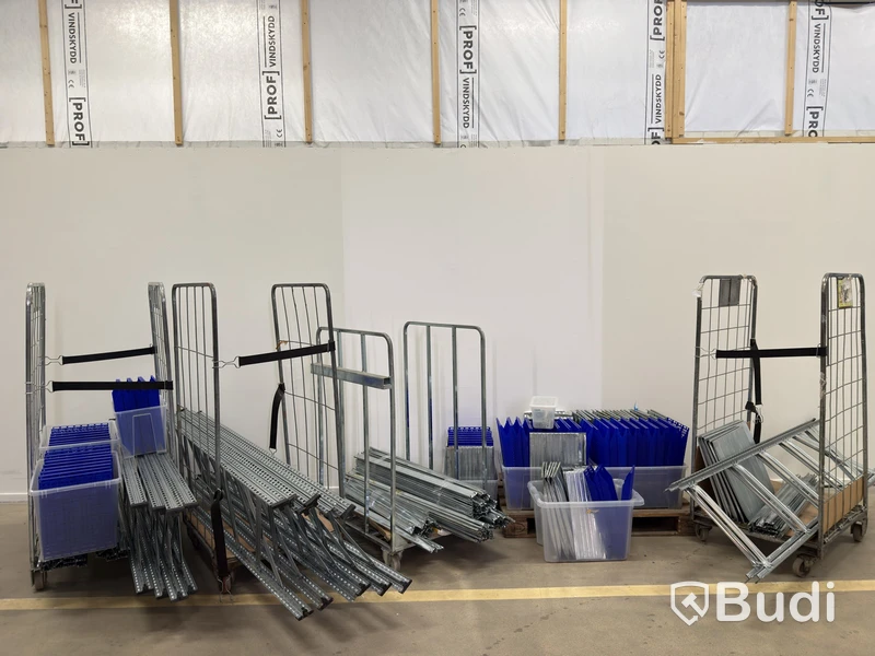 Cold-room shelving systems, various models and sizes