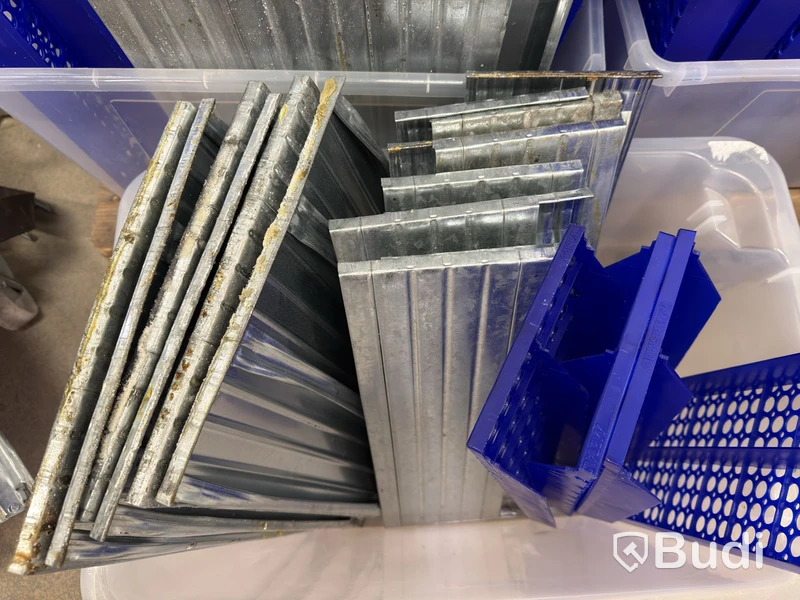 Cold-room shelving systems, various models and sizes