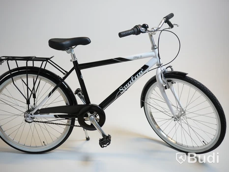 Cykel Svalan, City3, hjul 24 tum, ram 14 tum, vit/svart
