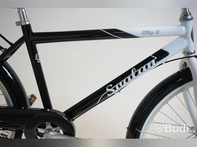 (NEW) Svalan City3 bicycle, 24-inch wheels, 14-inch frame, white/black