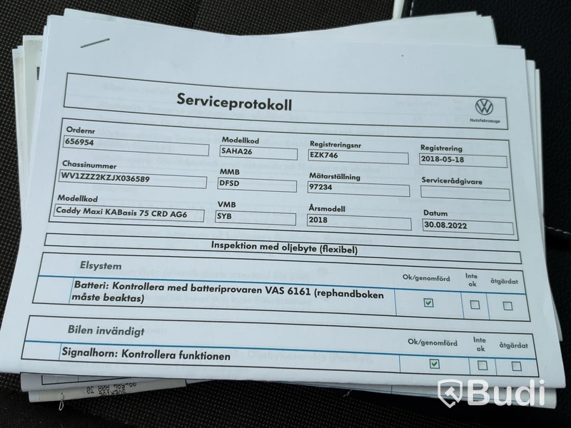 Volkswagen Caddy Maxi 2.0 TDI | Automat | 102 hk | 2017