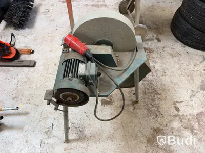 Grinding machine with large grindstone and stand