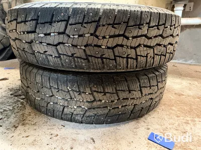 2 studded trailer wheels, 165R13C | 4-bolt