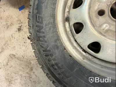 2 studded trailer wheels, 165R13C | 4-bolt