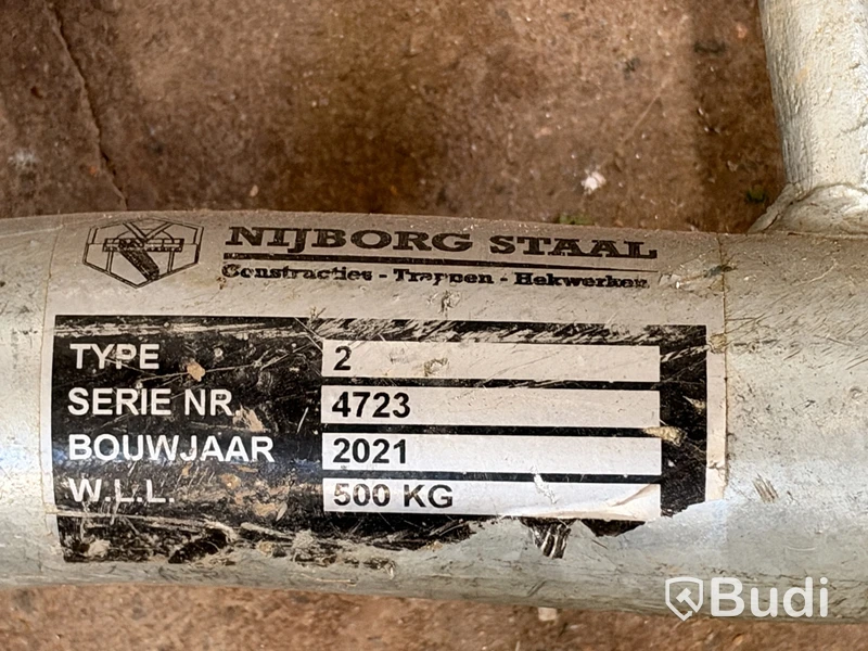 Root ball lifting hook | Nijborg Staal 500 kg