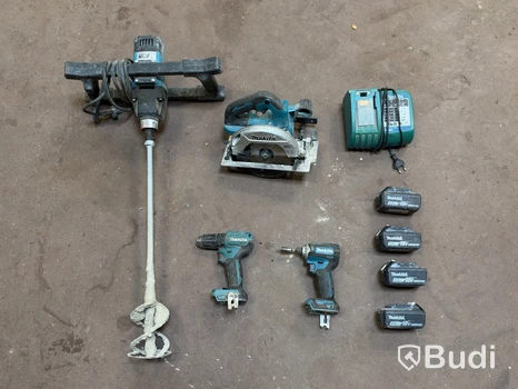 Verktygspaket Makita | 4 maskiner och batterier