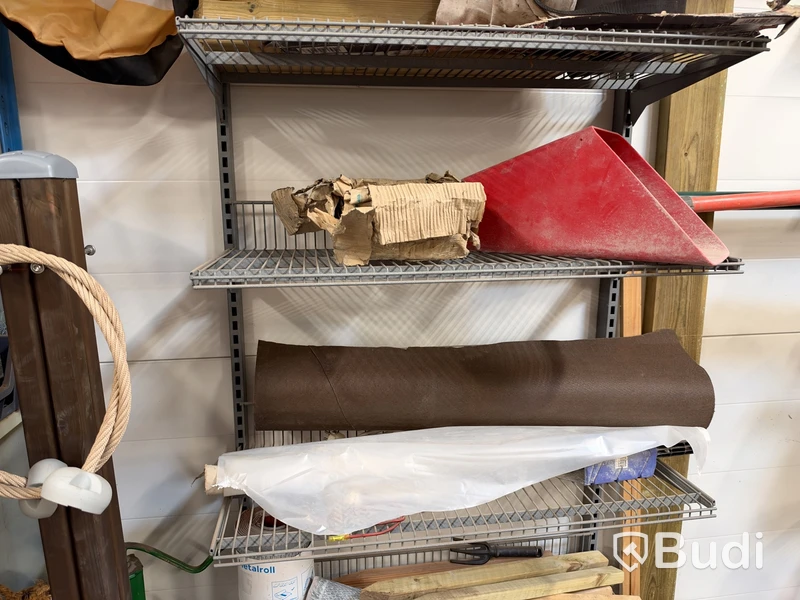 Shelving including contents