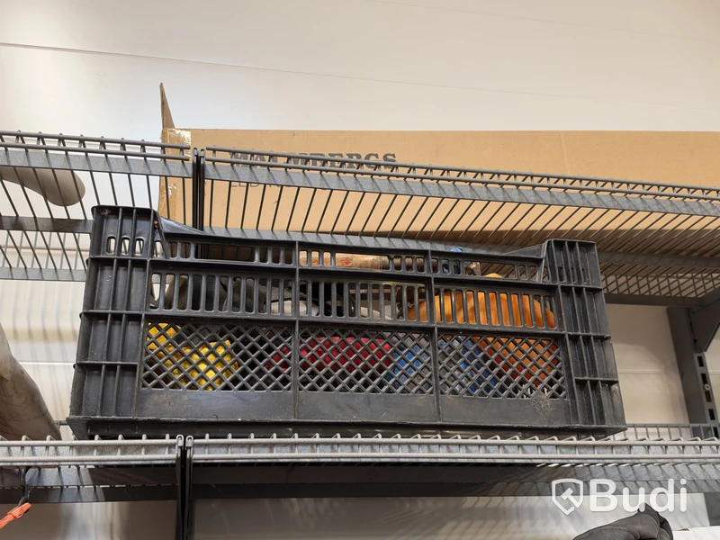 Shelving including contents