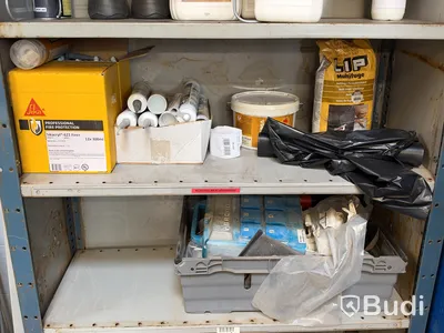 Shelving including contents