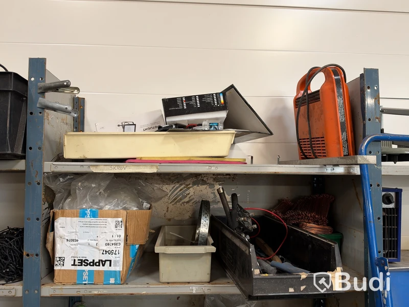 Shelving including contents