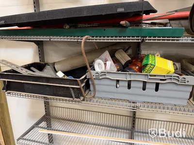 Shelving including contents